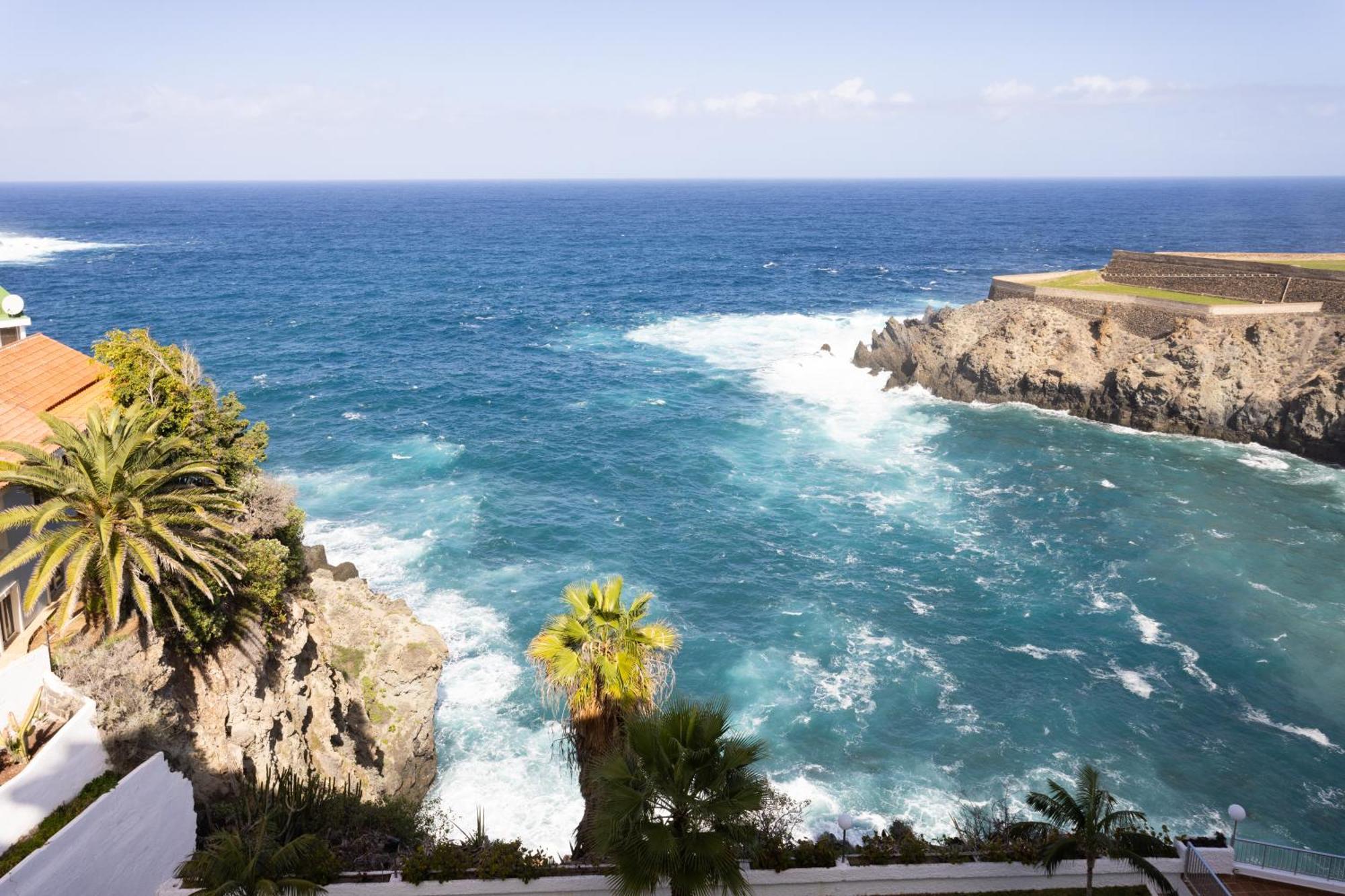 Cozy Seafront Studio With Balcony & Ocean Views San Marcos  Dış mekan fotoğraf